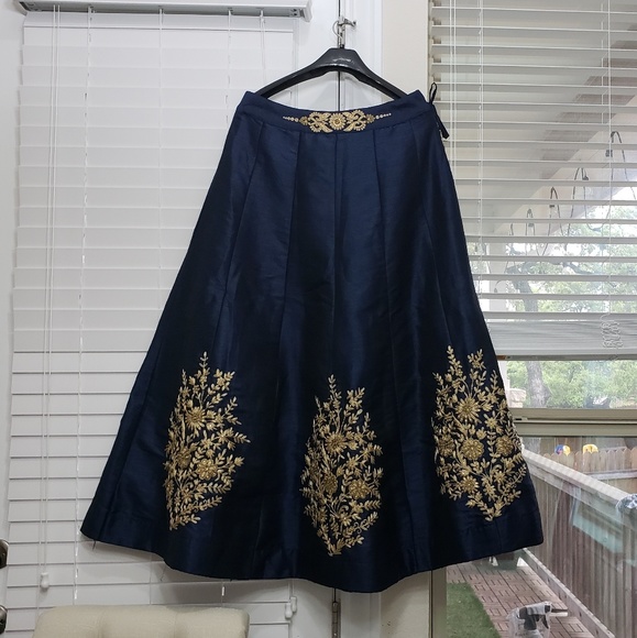 Dresses & Skirts - Indian Pakistani blue lehenga skirt